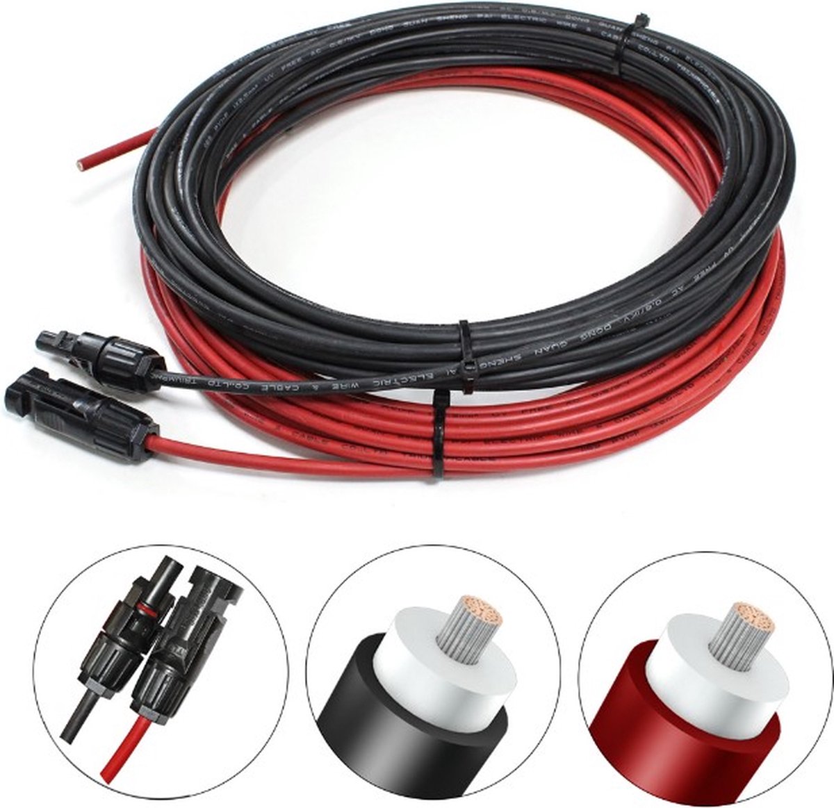 Compleet 100W zonnepaneel pakket - Plug and Play voor Camper - Boot - Caravan - Schuur - Aan te sluiten op accu