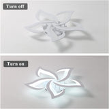 5 Star Ceiling Lamp - White - With Remote Control - Smart Lamp - Dimmable With App - Living Room Lamp - Bedroom Lamp - Modern Lamp - Ceiling Lamp