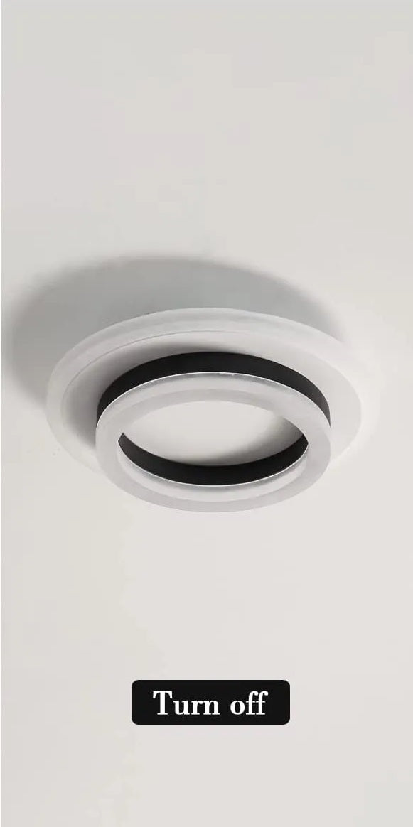 Moderne Acryl Plafond Verlichting - LED Rond Plafondlamp - Warm Wit - Gangpad of Hal Lamp - Plafoniere