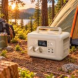 Allpowers R600W - Portable Generator – 299Wh Capacity - LiFePO4 Power Station – 600W Output - 1200W Peak - 8 AC/DC & USB Outputs - Compact Power Supply with Outlets - Camping - Emergency Power - Wireless Charging - with APP