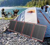 Complete 160W Foldable Solar Panel Kit - Monocrystalline Solar Panel - 12V - Daylight Panel - With Charge Controller - With 4 Meter Cable