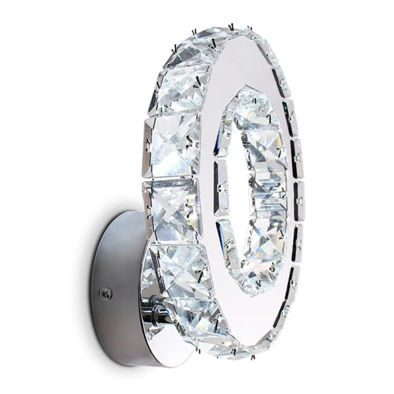 Crystal LED Wandlamp - Moderne Muur Verlichting - 22 cm - Kristallen Muur Lamp - Muur Decoratie