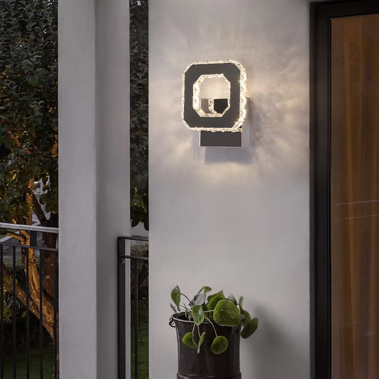 Crystal LED Wall Lamp - Modern Wall Lighting - 3 Colors - Crystal Wall Light - Wall Decoration