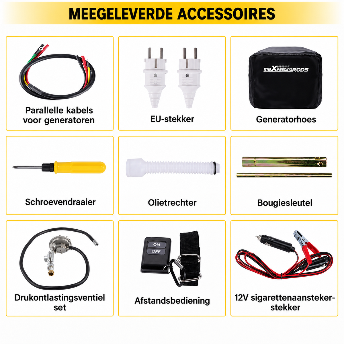 Draagbare Dual-Fuel Omvormergenerator – 3200 Benzine & LPG – 4 Takt - Camping - Stille Generator met USB en AC-uitgangen voor Kamperen - Noodgevallen - Outdoor Gebruik