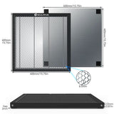Honeycomb Bed - Sculpfun Laser Engraving And Cutting Table - For Compatible CO2 Or Diode Laser Engravers - 400x400x22 mm