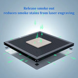 Honeycomb Bed - Sculpfun Laser Engraving And Cutting Table - For Compatible CO2 Or Diode Laser Engravers - 400x400x22 mm