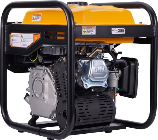 Draagbare Benzine Generator - Inverter - Betrouwbare Generator voor Outdoor - Kamperen - Stroomuitval - 3500W Piek - 3200W Continu - 4-Takt 223cc