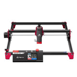 Laser Engraving Machine 10W - 3.5 Inch Touchscreen - Laser Cutter - All-in-One Laser Printer - Engraving - Display - Black - Wood Acrylic Laser Cutting Machine - App Controllable
