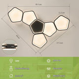 Plafondlamp Zwart 88 cm