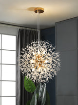 Luxury Crystal Pendant Lamp - Dandelion Chandelier - Crystal Led Lamp - Gold - 50 cm - Modern Lamp - Pendant Lamp - Ceiling Lamp