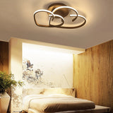 LuxiLamps - Hearts Ceiling Lamp - With Remote Control - Coffee - Dimmable With Remote Control - Living Room Lamp - Modern Lamp - Ceiling Lamp