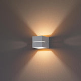 LuxiLamps - LED Wall Lamp - Modern Wall Lighting - With Light Slot - Gold/White - Hallway Lamp - G9 - Stairwell - 16 cm