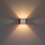 LuxiLamps - LED Wall Lamp - Modern Wall Lighting - With Light Slot - Gold/White - Hallway Lamp - G9 - Stairwell - 16 cm