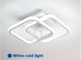 LuxiLamps - Modern Ceiling Lamp - Square LED - Chandelier - Aisle Lamp - Lighting - 29 cm - White - Ceiling Light - 20W