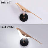 LuxiLamps - Wall Lamp Bird - Wall Lamp - Modern Wall Lamp - 24 cm - Rotatable - Mood Lighting - Decor Wall Lighting