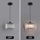 Luxurious Crystal Pendant Lamp - Chandelier Pendant Lamp - Modern Pendant Lamp - Black - Chandelier - E27
