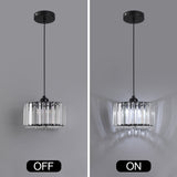 Luxurious Crystal Pendant Lamp - Chandelier Pendant Lamp - Modern Pendant Lamp - Black - Chandelier - E27