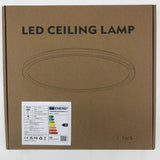 Moon LED Ceiling Light - Length 29.5 cm - 3 Light Colours - Dimmable With Remote Control - Timer - Kids Room And Bedroom - Ceiling Fixture