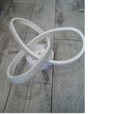 Modern Curl Ceiling Light - White - LED Ceiling Fixture - Cool White - For Hallways And Entrances