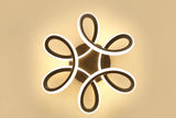 Flower-Shaped Ceiling Light - Black - For Living And Dining Room - Ceiling Fixture