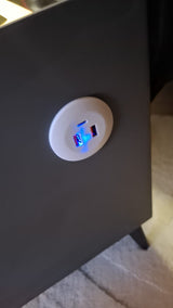 Nightstand With LED - 3 USB Ports - Wireless Charging - Grey - 2 Drawers - 50x45x40cm - Smart Bedside Table - Bedroom - 3 Color LED