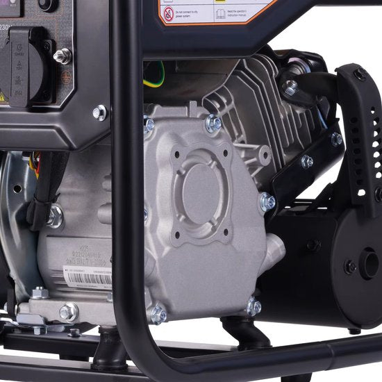 Draagbare Benzine Generator - Inverter - Betrouwbare Generator voor Outdoor - Kamperen - Stroomuitval - 3500W Piek - 3200W Continu - 4-Takt 223cc