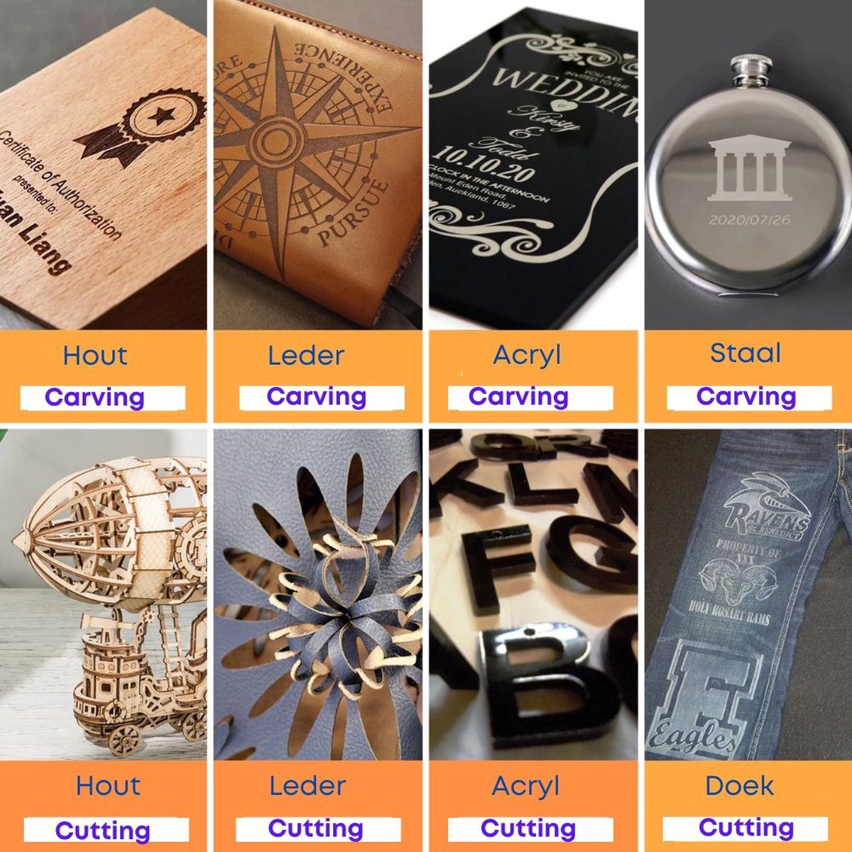 Laser Graveermachine - Sculpfun S9 Graveermachine - Graveermachine - Laser cutter - Hout Acryl Laser Snijmachine - Ultra Dunne Laser