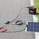 Complete Solar Panel Kit 400 Watt - 12 Volt - Camper - Flat Roof - With Battery + Charge Controller + Connectors