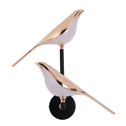 LuxiLamps - Wandlamp 2 Vogels - Muurlamp - Moderne Wandlamp - 33 cm - Draaibaar - Sfeerverlichting - Decor Muurverlichting