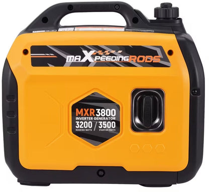 Superstille Inverter Stroomgenerator 3500 W - Benzine, 4-Takt - Met USB en 230V Stopcontacten - Noodstroomaggregaat voor Camping, Reizen en Oorlogsnood