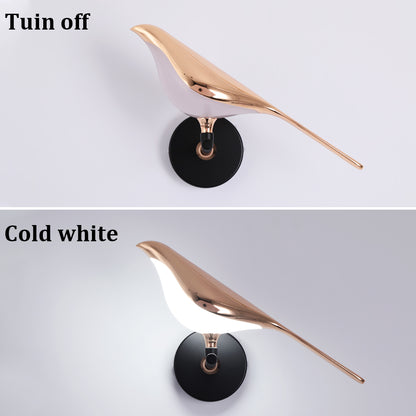 LuxiLamps - Wall Lamp Bird - Wall Lamp - Modern Wall Lamp - 24 cm - Rotatable - Mood Lighting - Decor Wall Lighting