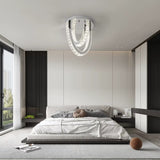 
2-Ring Crystal Ceiling Light - Luxury LED Ceiling Lamp - Chrome - Home Decor - 3 Colors - Crystal Chandelier - Modern Ceiling Lamp - 30 cm