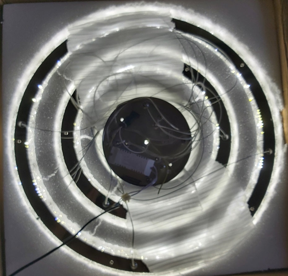 Kristallen Kroonluchter XL - Crystal Led Hanglamp - 3 Ring Hanglamp - Woonkamerlamp - Met Afstandsbediening - Moderne lamp - Hanglamp