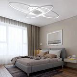 
Oval Ring Ceiling Light - White - With Remote Control - For Living And Dining Room - Ceiling Fixture