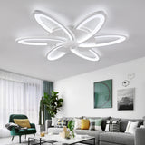
Modern Petal LED Ceiling Light - White - Dimmable With Remote Control - For Living And Dining Room - Ceiling Fixture
