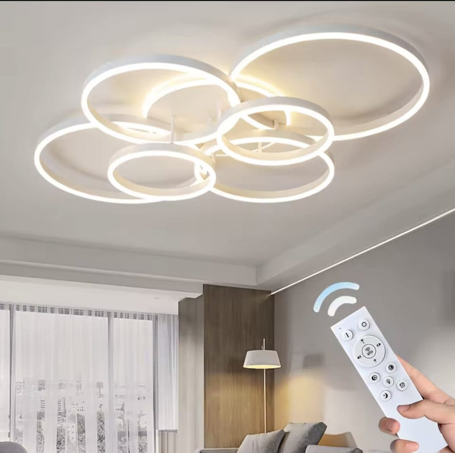 Ring LED Ceiling Light - Dimmable With Remote Control And App - For Living And Dining Room