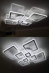 
8-Head Ceiling Light - With Remote Control - Smart Lamp - App Dimmable - Living Room Lamp - Modern Lamp - Flush Mount Ceiling Light