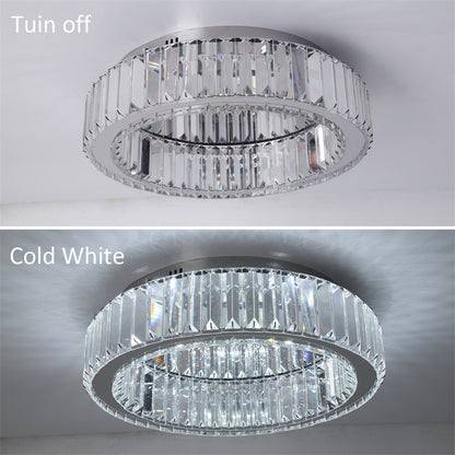 Ring Kristallen Plafondlamp - Crystal Led Lamp - Woonkamerlamp - Moderne lamp - LED Plafondlamp - Plafonniere