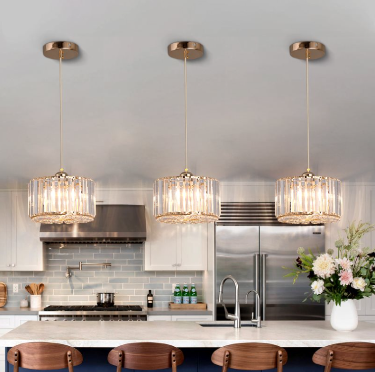 Luxueuze Kristallen Hanglamp - Kroonluchter Hanglamp - Moderne Hanglamp - Goud - Kroonluchter - E27