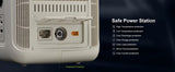 
Allpowers R600W - Portable Generator – 299Wh Capacity - LiFePO4 Power Station – 600W Output - 1200W Peak - 8 AC/DC & USB Outputs - Compact Power Supply with Outlets - Camping - Emergency Power - Wireless Charging - with APP