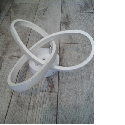 Modern Curl Lamp - Chandelier - White - Aisle or Hall Lamp - LED Lighting - Ceiling Lamp