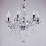 
Crystal Chandelier - 6-Arm Crystal Chandelier - Pendant Light - Living Room Lamp - Modern Lamp - Ceiling Light