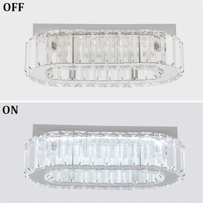 Ring Plafondlamp - K9 Kristallen Led Lamp - Woonkamerlamp - Koud Wit - Moderne lamp - LED Plafondlamp - Plafonniere