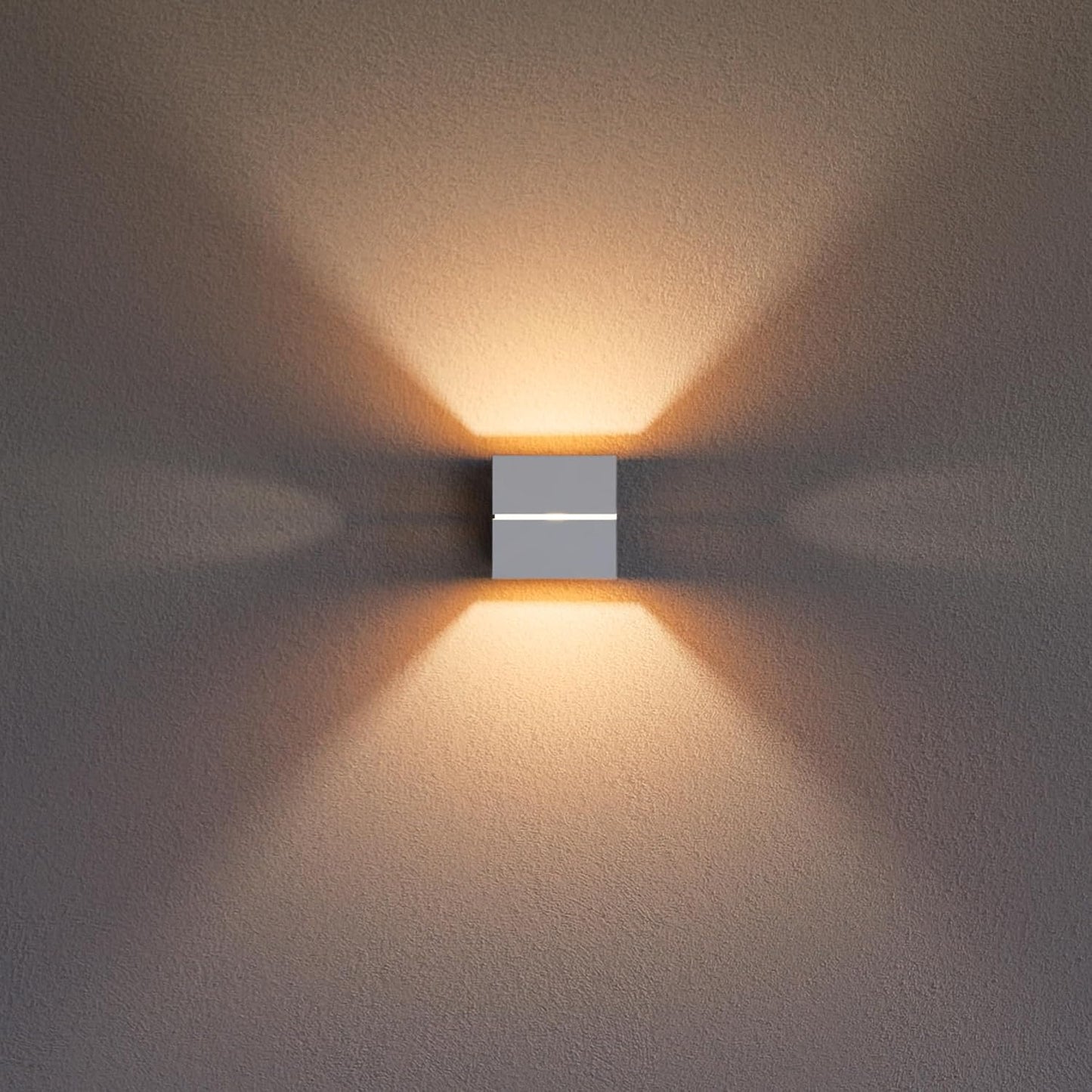 LuxiLamps - Led Wandlamp - Moderne Wandverlichting - Met Lichtgleuf - Goud/Wit- Hal lamp - G9 - Trappenhuis - 16 cm