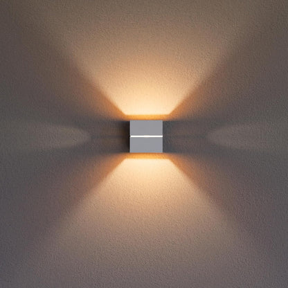 LuxiLamps - Led Wandlamp - Moderne Wandverlichting - Met Lichtgleuf - Goud/Wit- Hal lamp - G9 - Trappenhuis - 16 cm