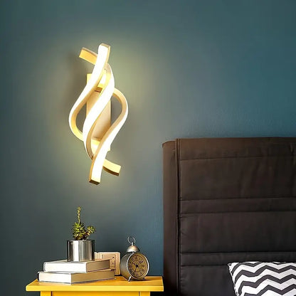 Flightmode - Modern Wall Lamp | Lighting | Pendant Lamp | Wall Lamp | For Living Room, Bedroom | Spiral | Electric | White