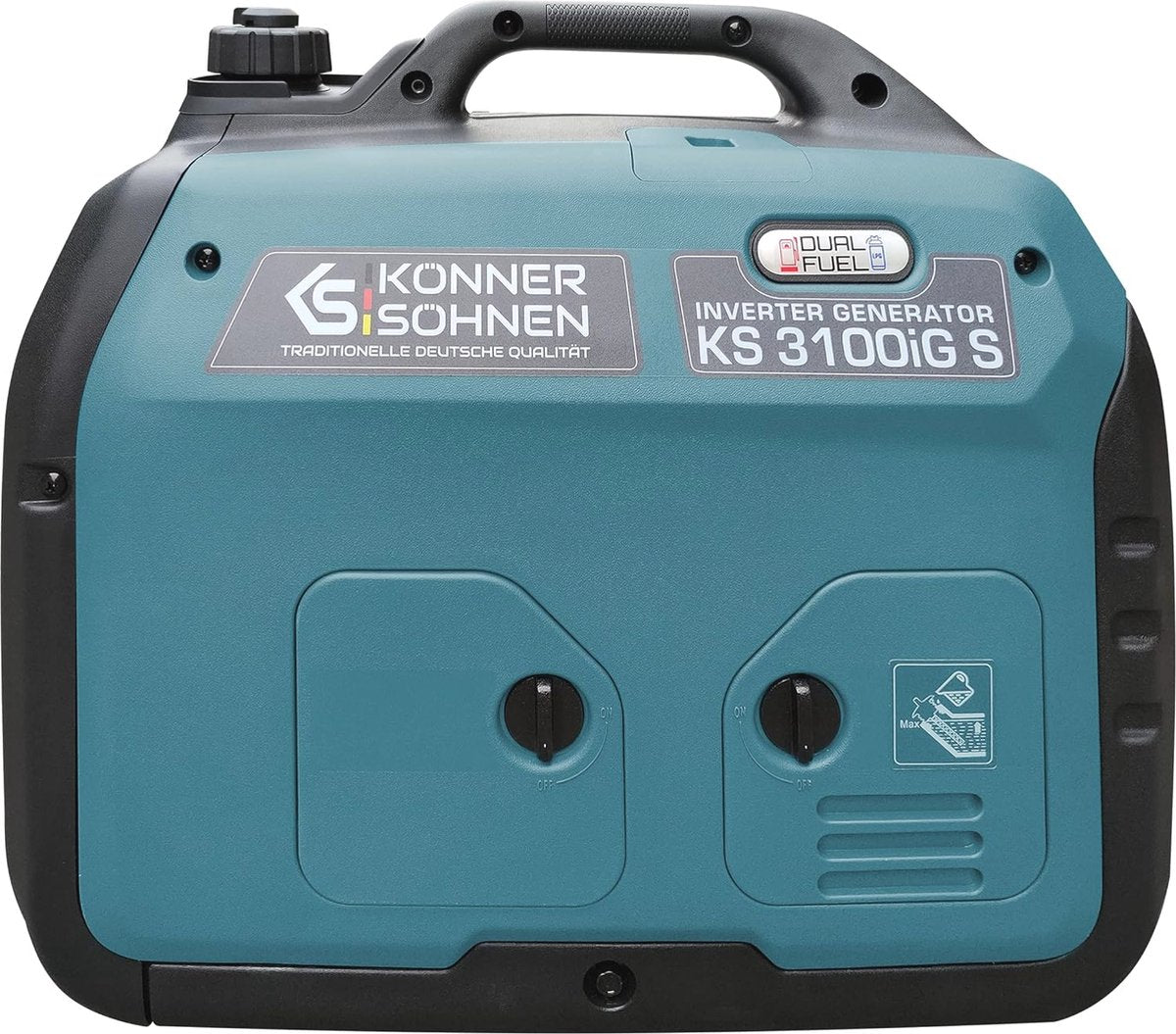 Invertergenerator 3100W LPG/Benzine met ECO-modus en USB-poorten