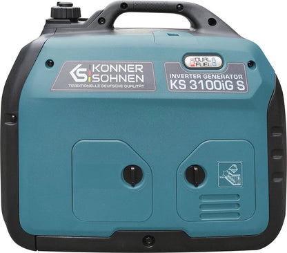 Invertergenerator 3100W LPG/Benzine met ECO-modus en USB-poorten