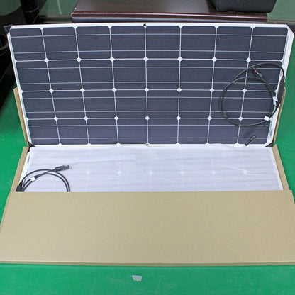 Zonnepanelen Compleet Pakket 400 Watt - 12 Volt - Camper - Plat Dak - Met Accu + Laadregelaar + Stekkers