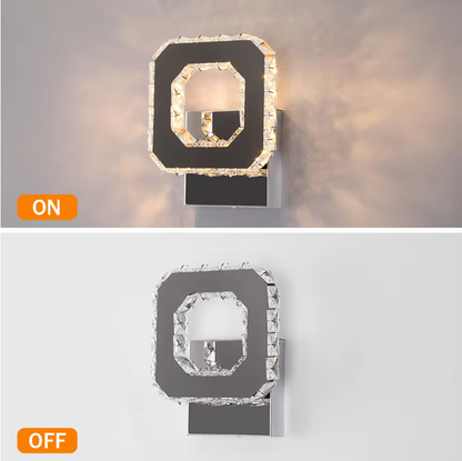 Crystal LED Wandlamp - Moderne Muur Verlichting - 3 Kleuren - Kristallen Muur Lamp - Muur Decoratie